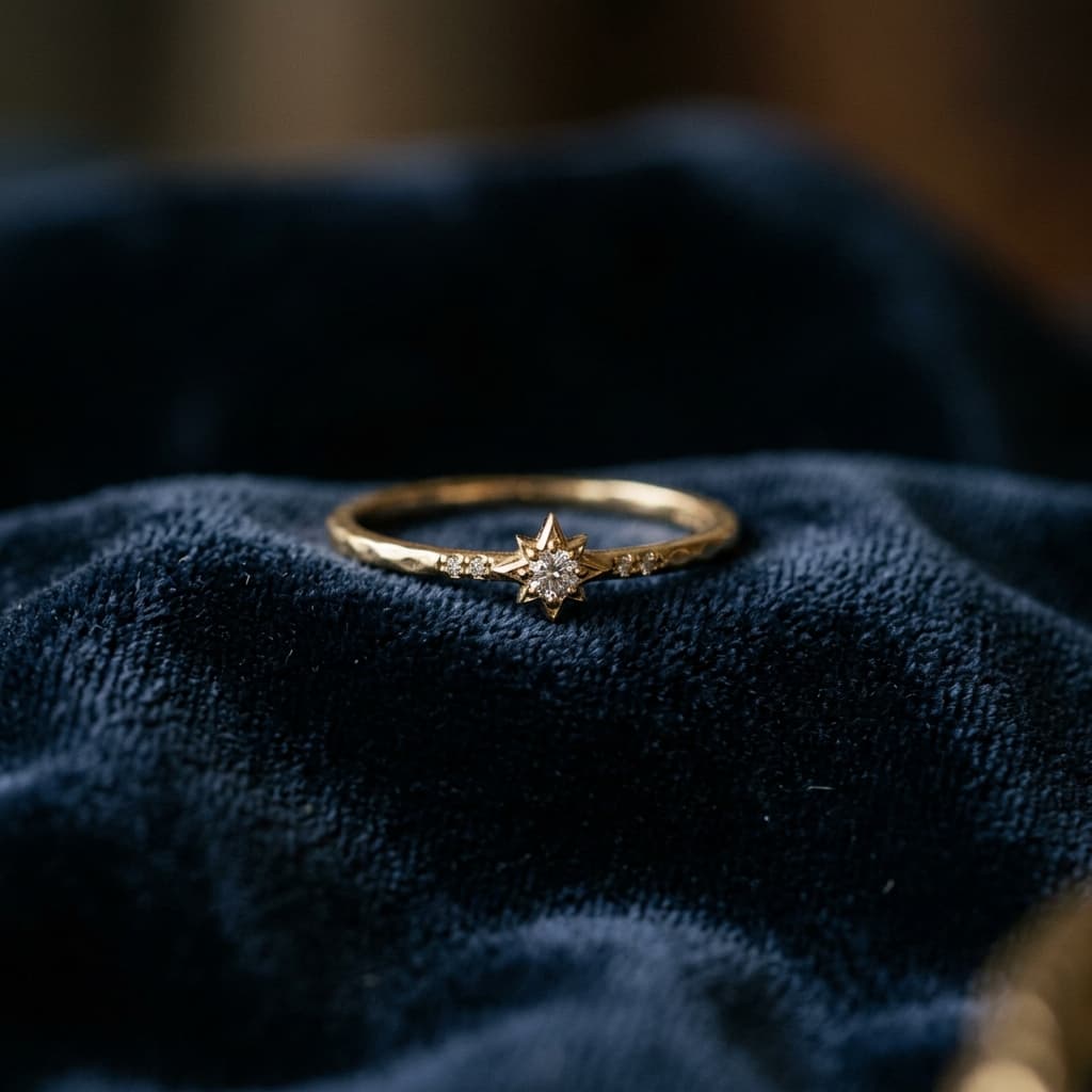 Close up of Elara Arc jewelry